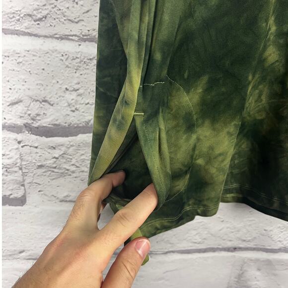 LOGO Lounge Womens 1X Tie Dye Artsy Boho Eclectic Grunge Leisure Tunic Top - Picture 5 of 12